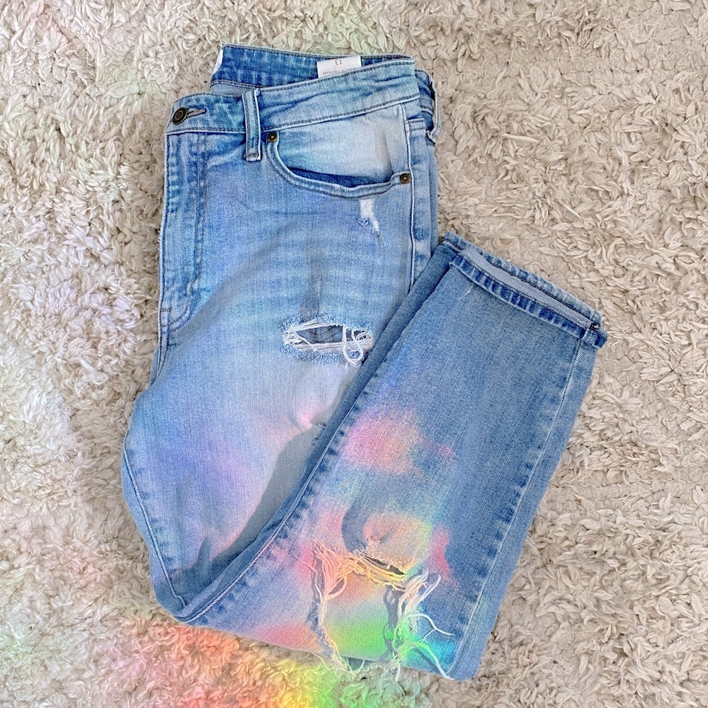 Relaxed mom jean size 13